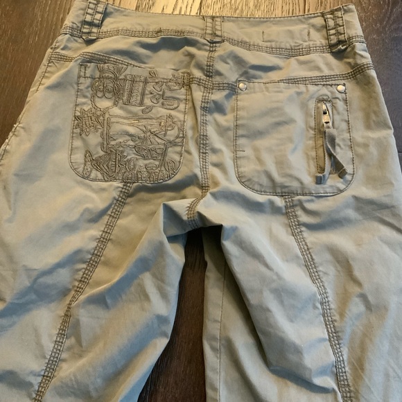 h&m divided womens capri pants, olive - Picture 3 of 3